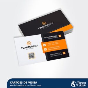Portfólio de Cartões de Visita - Exemplo 5